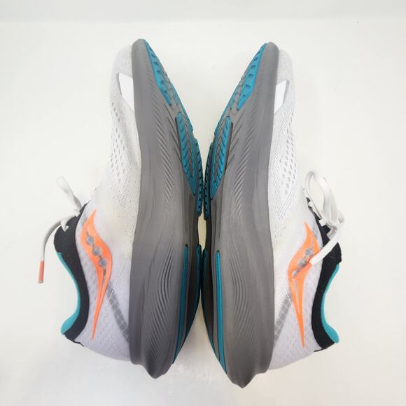 Saucony Ride 16 Running Shoes Men Size 11 White Teal Orange Comfort Sneakers main image 9